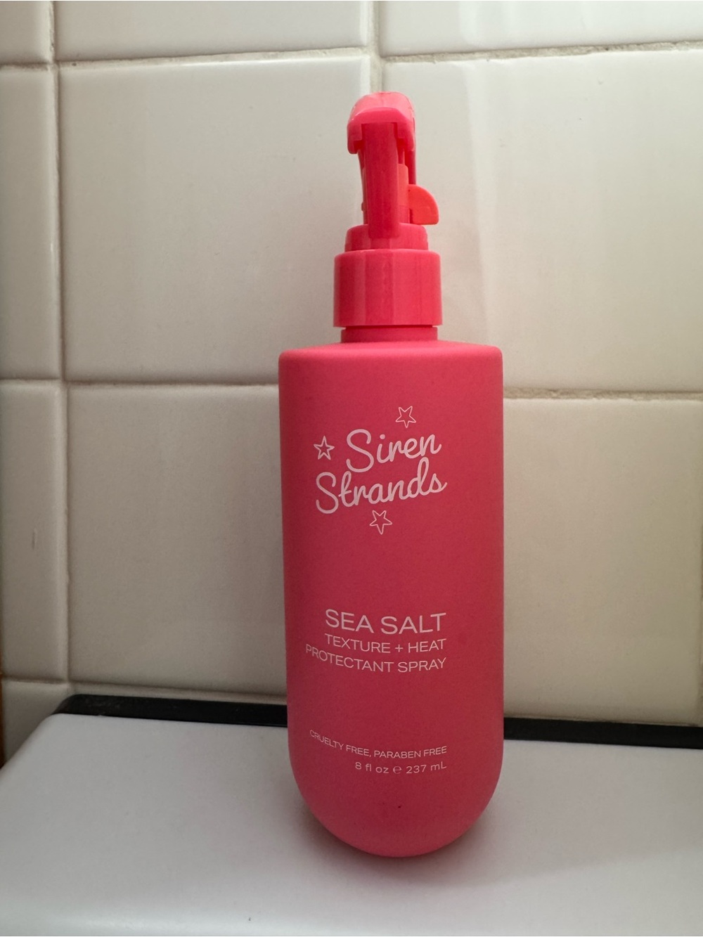 Sea Salt Texture + Heat Protectant Spray — Pink